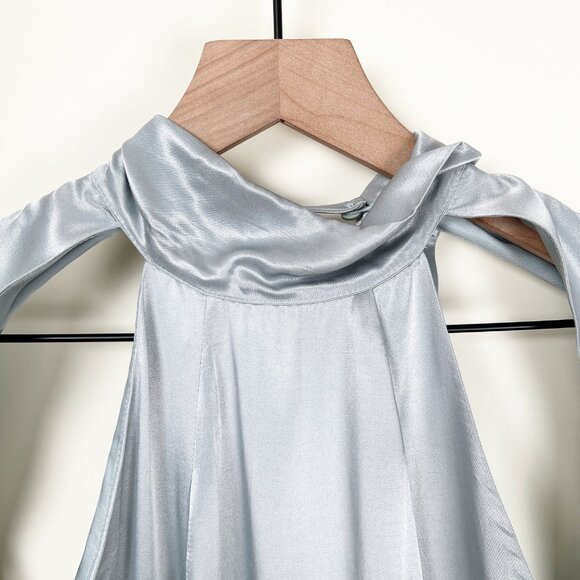 New Sabina Musayev Jenna Maxi Dress Open Back Long Sleeve Backless Formal Fancy - Picture 6 of 13